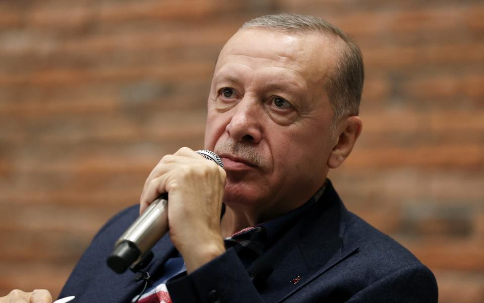 President Recep Tayyip Erdogan believes that high borrowing costs lead to higher prices, against traditional economic thinking - Murat Kula/Anadolu Agency via Getty Images