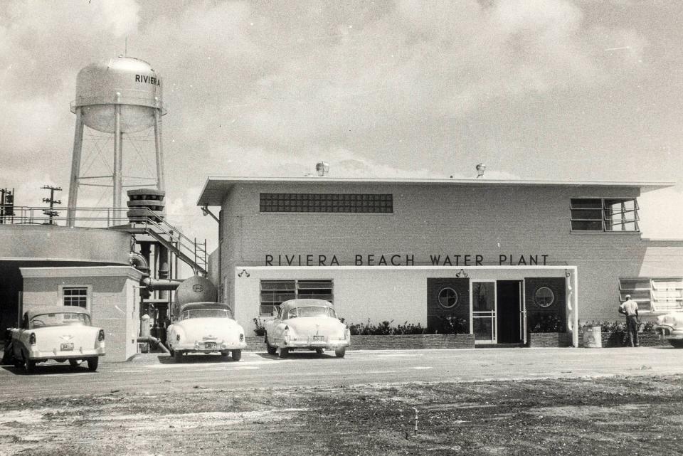 View of Riviera Beach Water Plant circa 1960's.