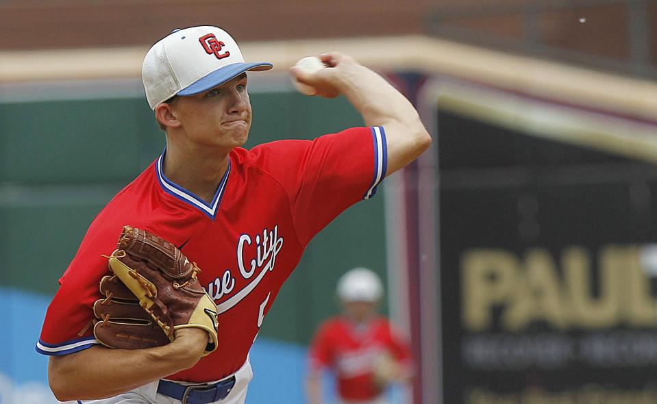Grove City left-hander Keegan Holmstrom is an Ohio State commit.