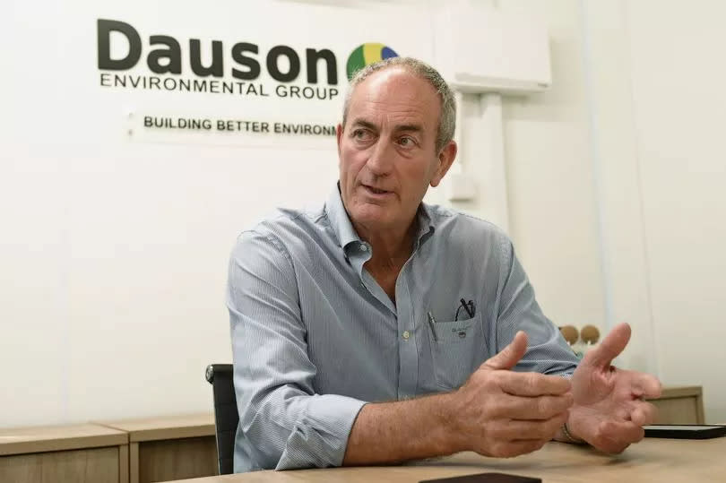David Neal from Dauson Environmental Group, who donated money to Vaughan Gething's campaign
