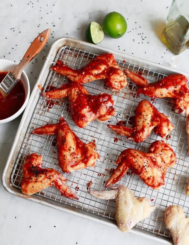 Oven-Baked Spicy Korean Chicken Wings