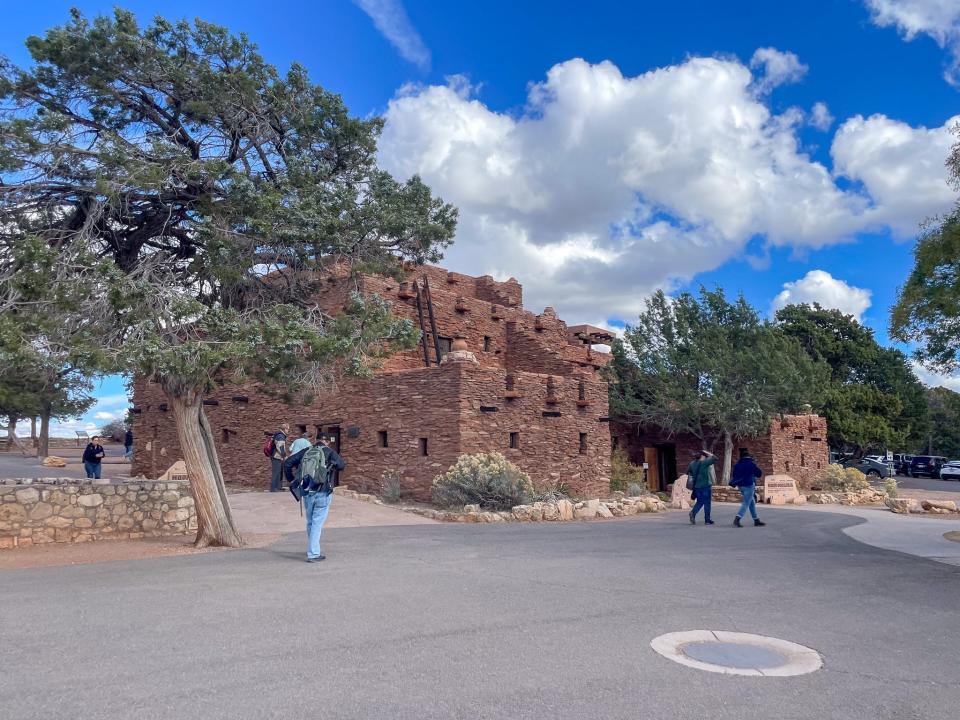 A historic building in Grand Canyon National Park.