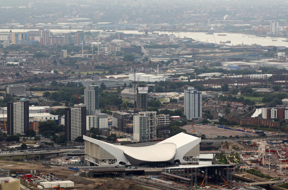 Aerial Views Of The London 2012 Olympic Venues