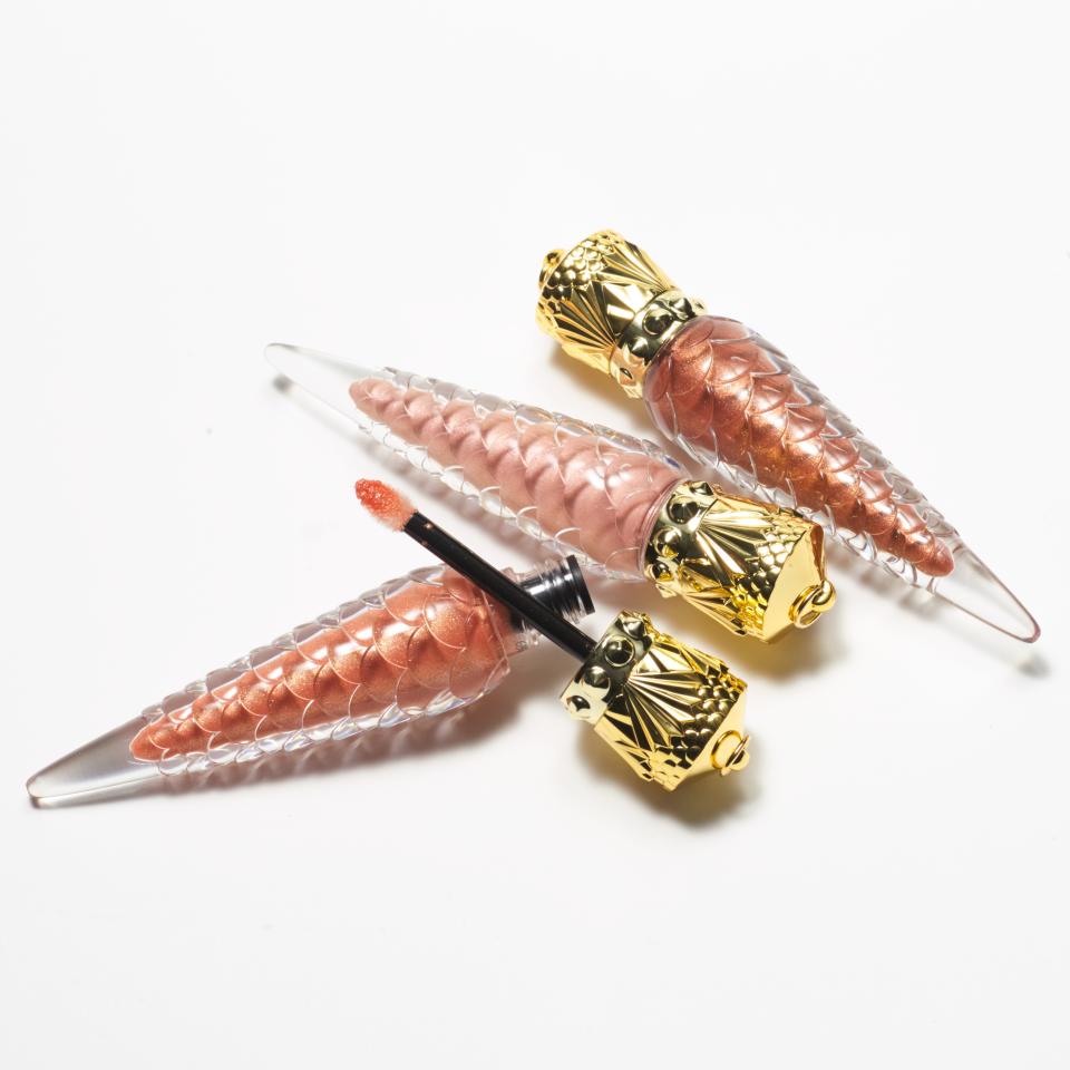 The Christian Louboutin Metalinudes collection launches today with three sparkly new shades of nail polish and lip gloss.