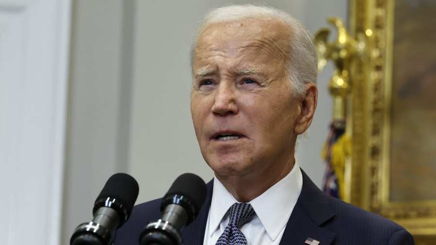 WASHINGTON, DC – JUNE 30: U.S. President Joe Biden announces new actions to protect borrowers after the Supreme Court struck down his student loan forgiveness plan in the Roosevelt Room at the White House on June 30, 2023 in Washington, DC. In a 6-to-3 decision, the court ruled the loan forgiveness program — which was projected to help 40 million people and cost $400 billion — was unconstitutional. (Photo by Chip Somodevilla/Getty Images)