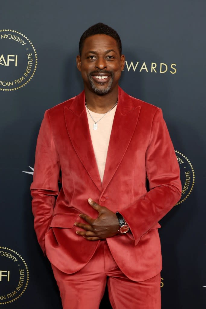 Sterling K. Brown attends the AFI Awards Luncheon at Four Seasons Hotel Los Angeles at Beverly Hills on January 12, 2024 in Los Angeles, California.