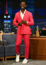 <p>Sterling K. Brown looks spiffy on Aug. 15 while visiting <em>The Tonight Show Starring Jimmy Fallon </em>in N.Y.C.</p>