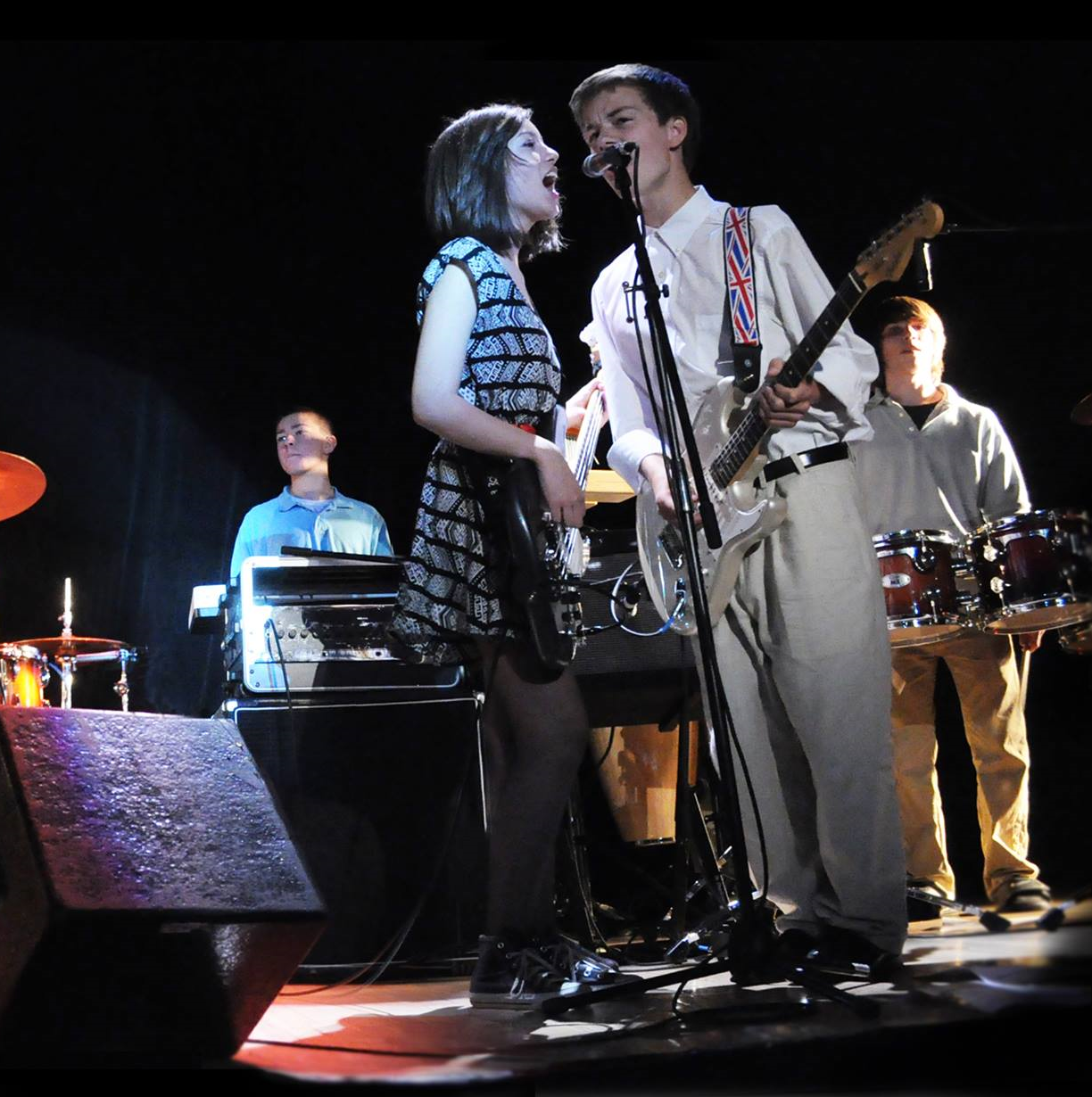 Students from School of Rock Mason’s Youth Performance Program will present a concert featuring the music from the famed Talking Heads concert movie Stop Making Sense, which is celebrating its 40th anniversary. It happens Saturday at Memorial Hall.