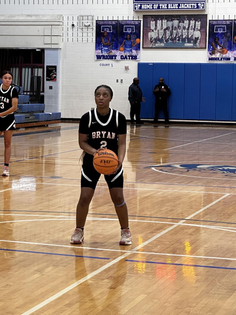 Kayley Wedlow of the Bryan County girls basketball team.