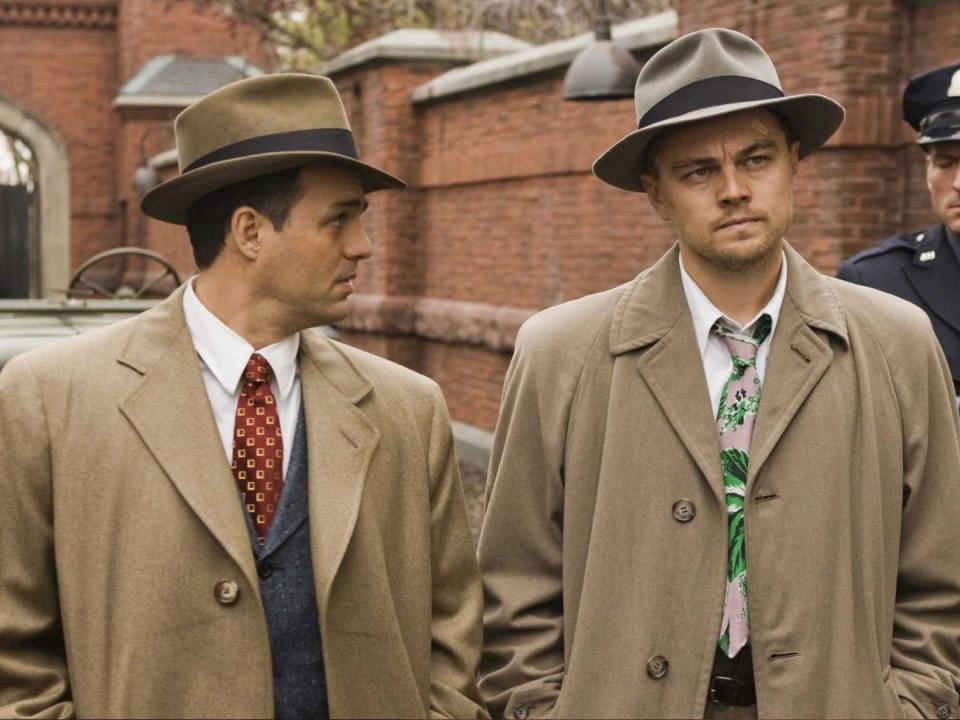 Mark Ruffalo and Leonardo DiCaprio in "Shutter Island."