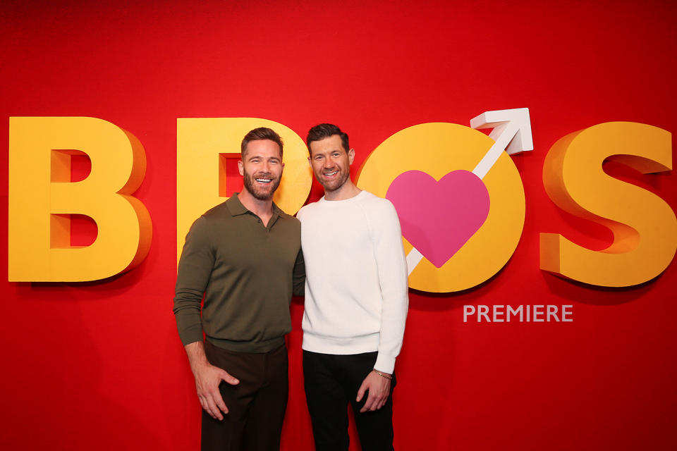 Bros' Billy Eichner and Luke Macfarlane at the Sydney premiere