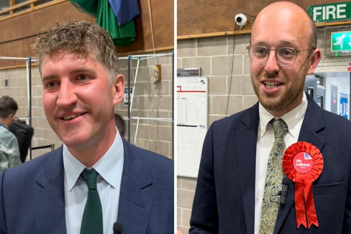 Two new MPs Edward Morello and Lloyd Hatton <i>(Image: Tom Lawrence)</i>