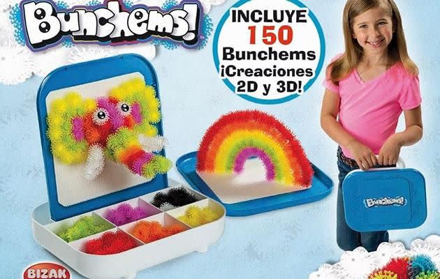 Bunchems are small balls that connect together to build fun shapes.