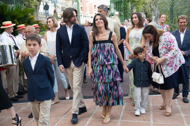 <p>PLS Pool/Getty</p> Charlotte Casiraghi at her family at the Monaco picnic on Sept. 9, 2023