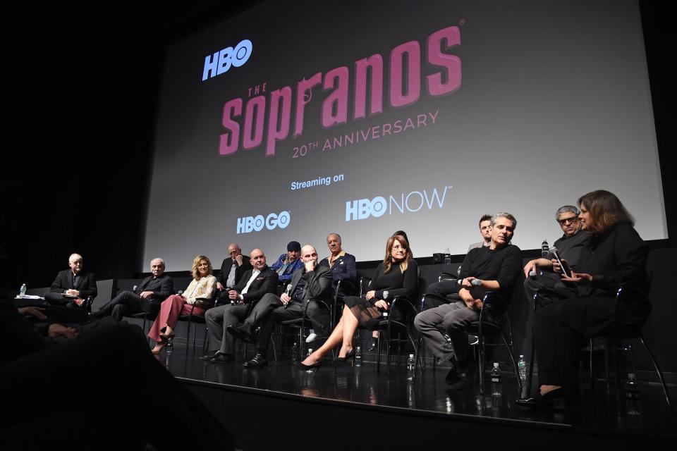 The cast and crew of 
 The Sopranos