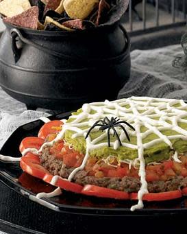 Spiderweb Nacho Spread