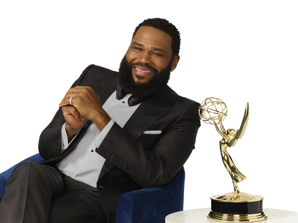 75TH PRIMETIME EMMY® AWARDS: Anthony Anderson hosts the 75TH PRIMETIME EMMY® AWARDS on Monday, Jan 15 (8:00-11:00 PM ET live/5:00-8:00 PM PT live). (Photo by FOX via Getty Images)