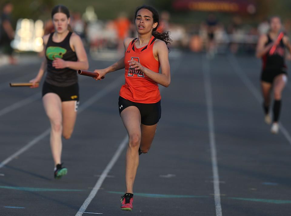 Freshman Sophia Hatcher is a talented sprinter that adds depth to Ames' already-impressive sprint relay lineups heading into the Drake Relays.