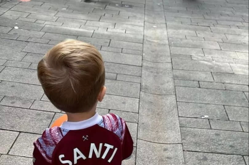 Dani Dyer's son Santi