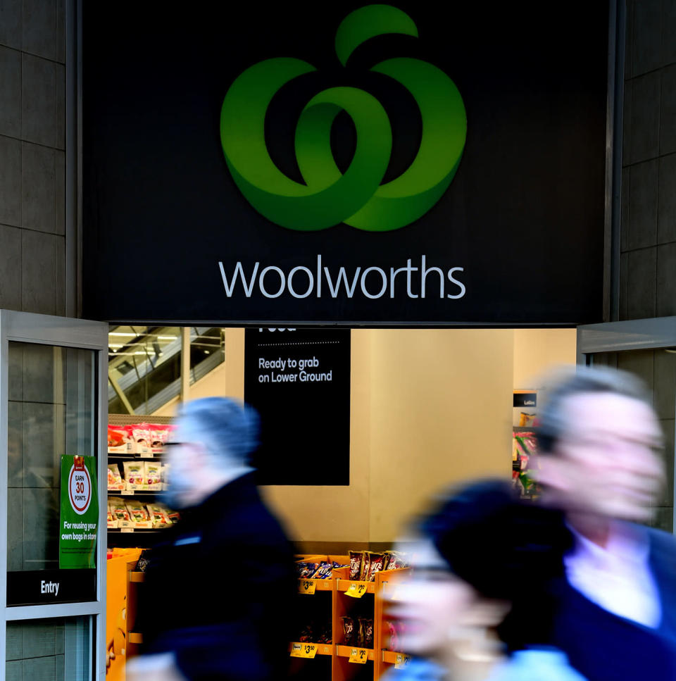 Woolworths supermarket. Source: AAP (File pic)