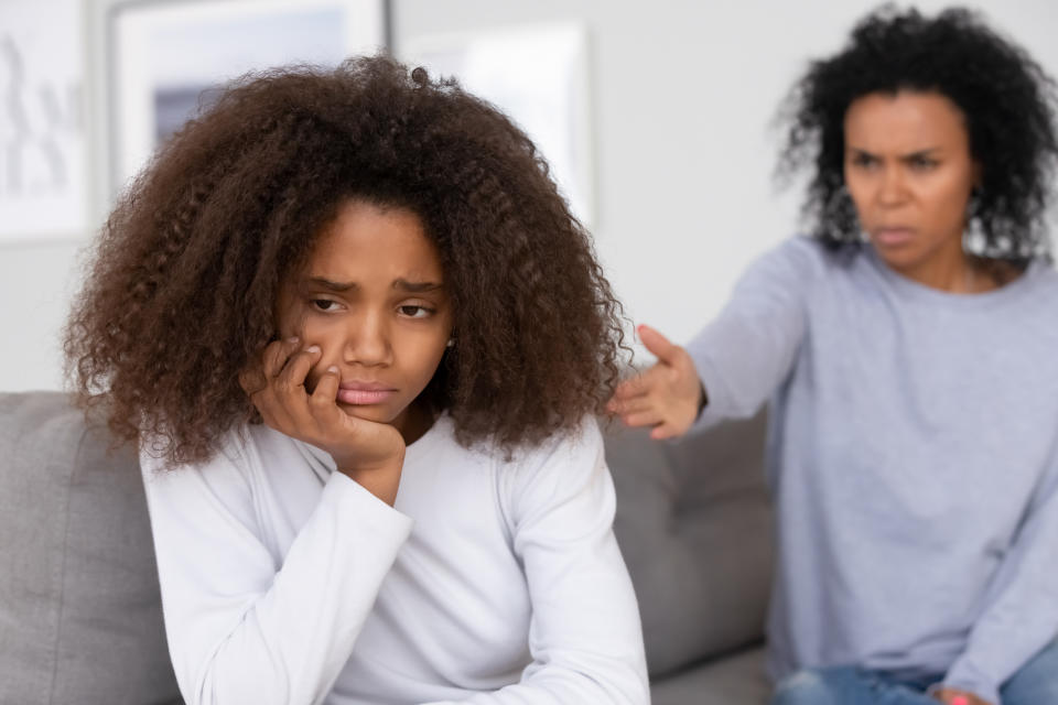 Some signs of a toxic parent include violence, manipulation and abuse. (Photo via Getty Images)