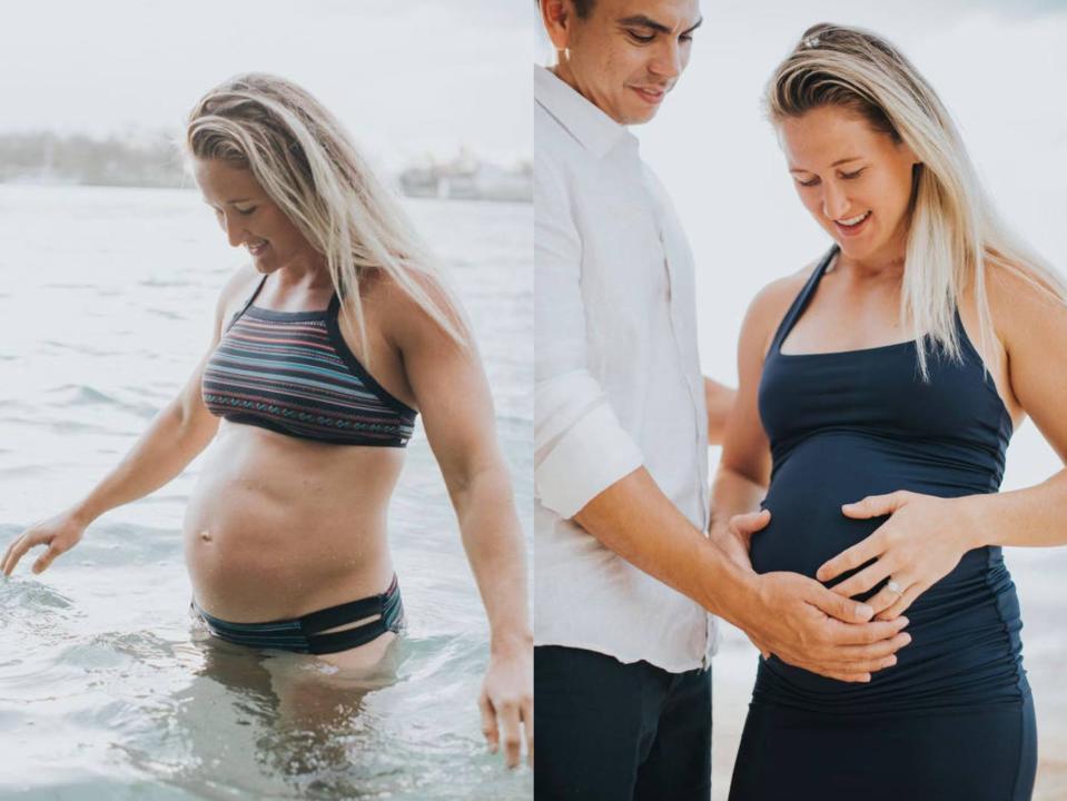 Tia-Clair Toomey-Orr is pregnant.