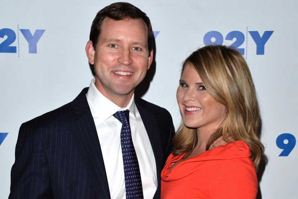 Henry Chase Hager (L) and co-author Jenna Bush-Hager attend 92Y Talks: Laura Bush & Jenna Bush-Hager