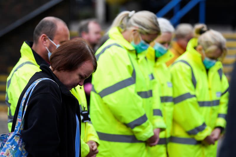 Vigil held for killed British MP Amess, in Southend-on-Sea