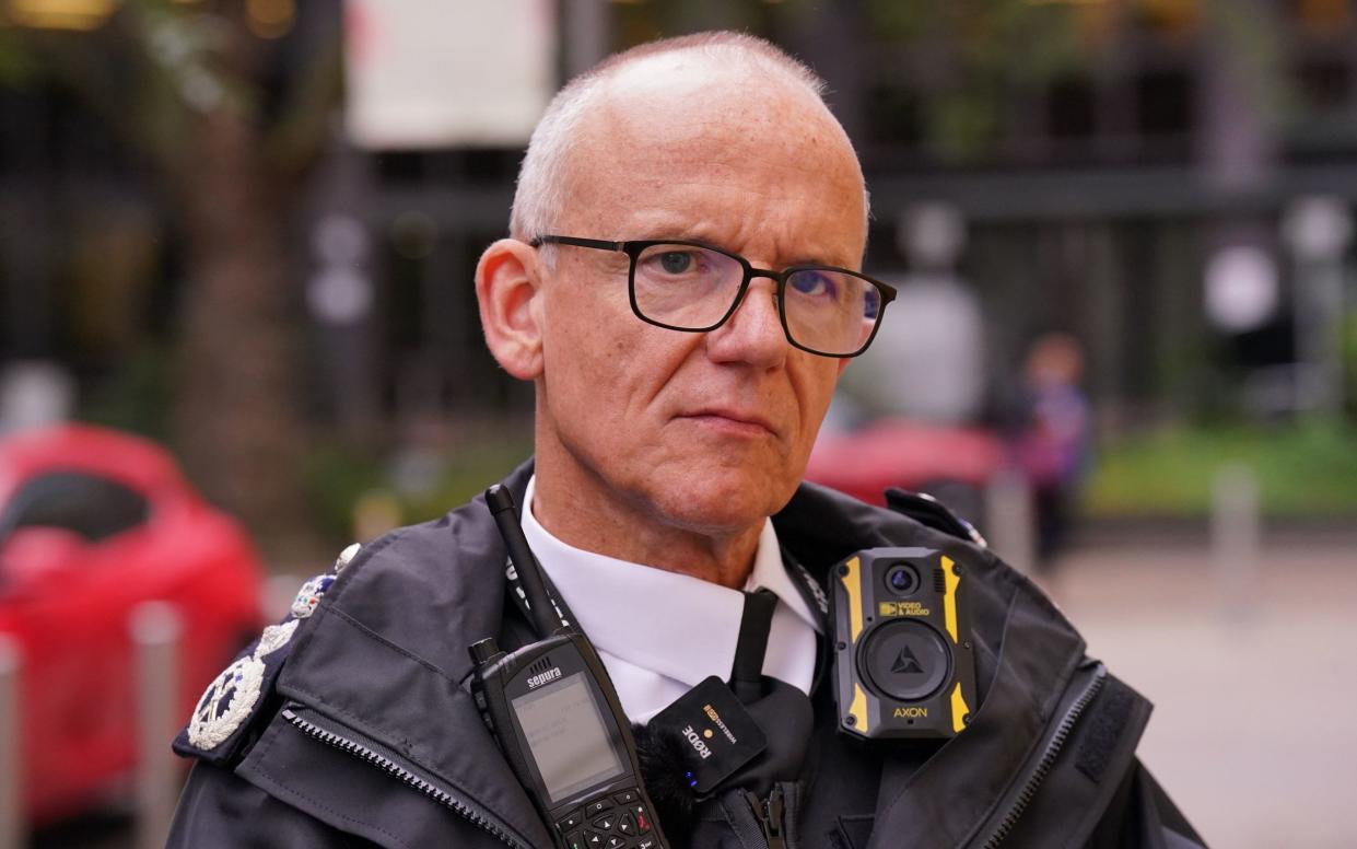 Metropolitan Police Commissioner Sir Mark Rowley