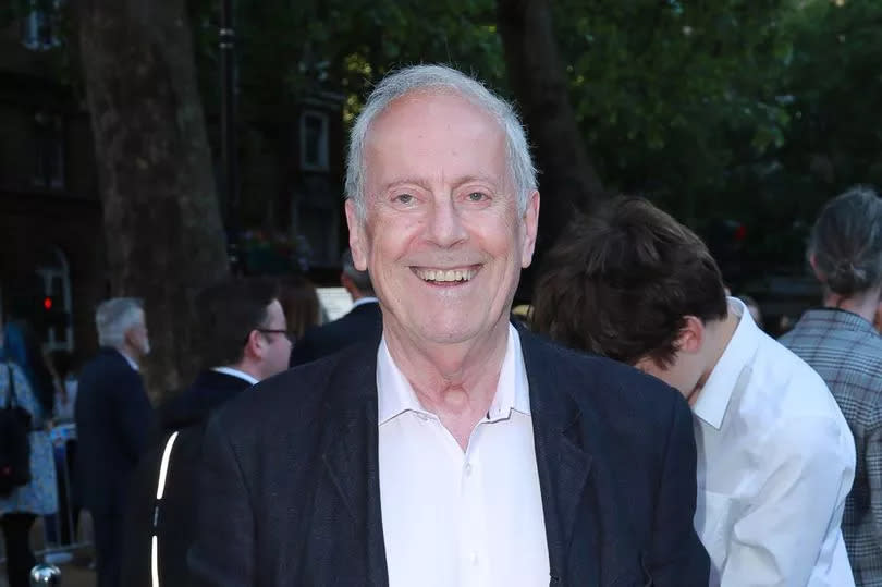 Gyles Brandreth attends the 1st 'Nanniversary' performance of "Mrs. Doubtfire: The Musical" at The Shaftesbury Theatre on June 20, 2024 in London, England.