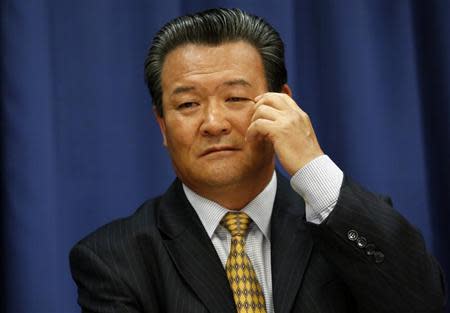 North Korean U.N. Ambassador Sin Son-ho speaks at a news conference at U.N. headquarters in New York, June 21, 2013. REUTERS/Brendan McDermid