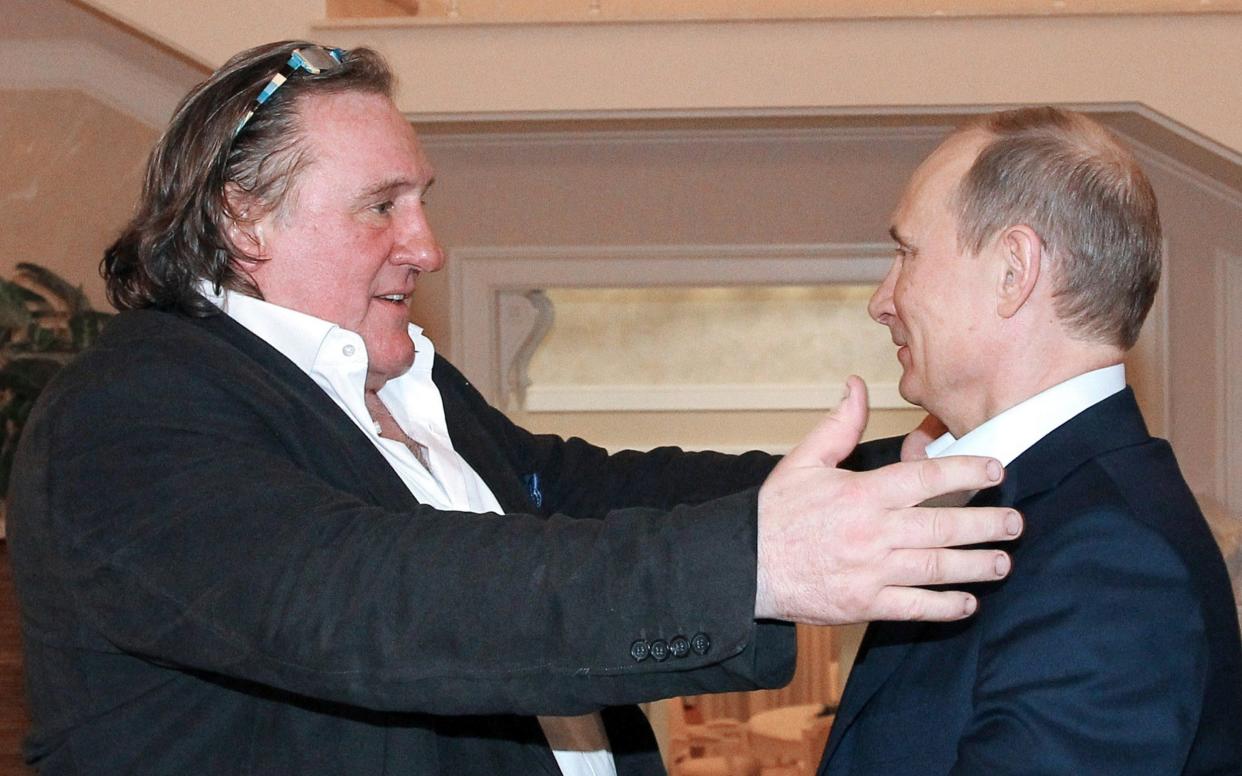 Depardieu meeting Putin in 2013