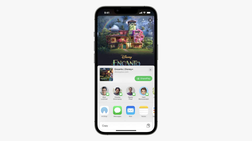 Apple is adding Share Play to the Messages app. (Image: Apple)