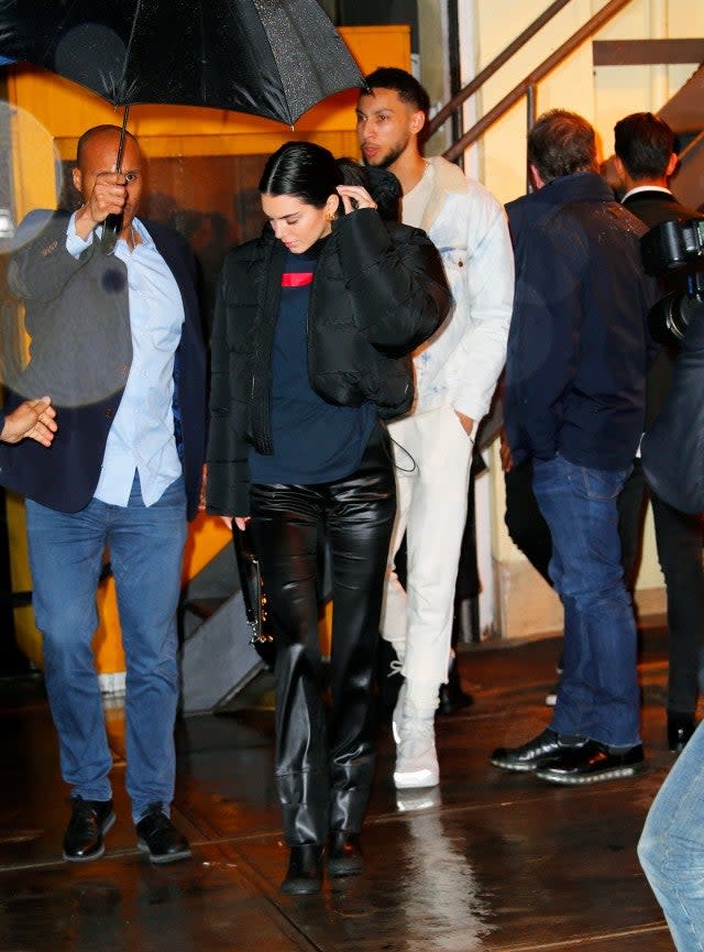 Kendall Jenner and Ben Simmons NYC