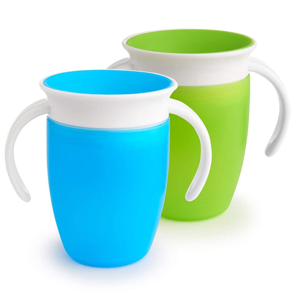 Spill proof sippy cups