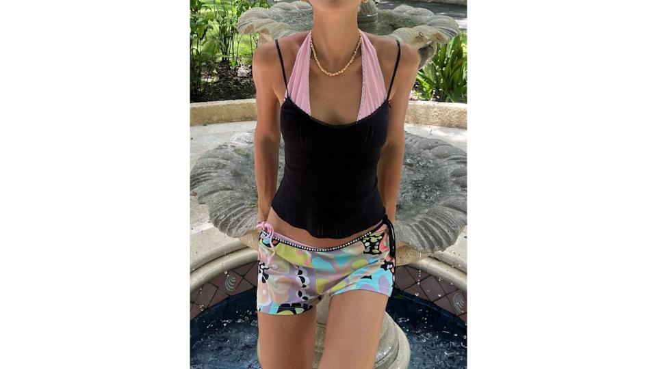 Iris Law shared her holiday outfit