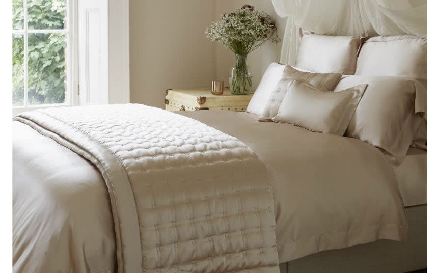Gingerlily silk bed linen