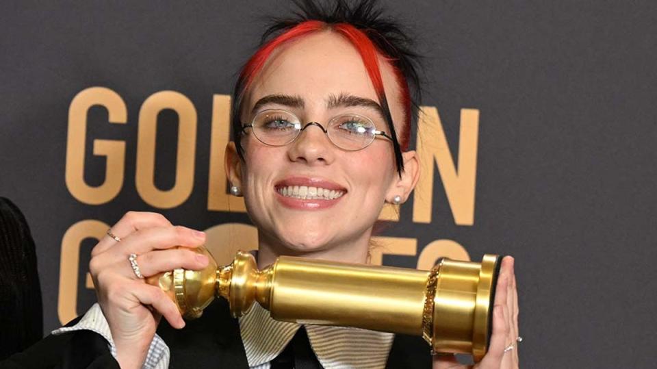 Billie Eilish won a Golden Globe for Best Song (ROBYN BECK/AFP via Getty Images)