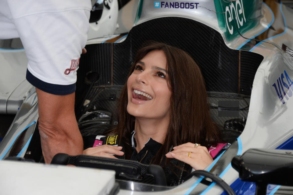 Emily Ratajkowski besuchte die Formel E in Berlin. (Bild: Getty Images)