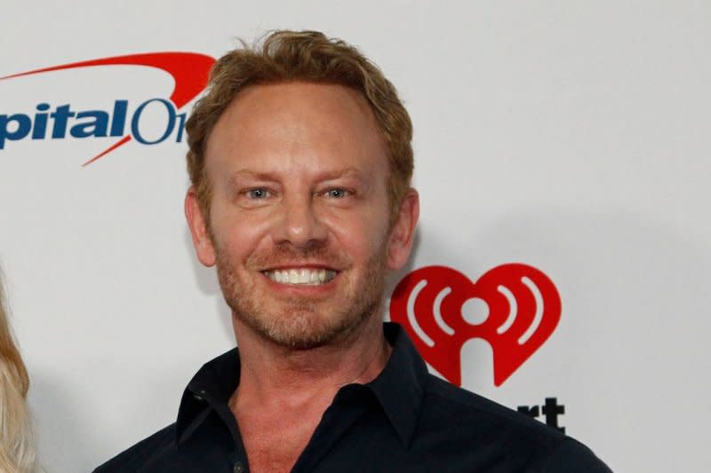 Ian Ziering arrives for the iHeartRadio Music Festival at the T-Mobile Arena in Las Vegas on September 20, 2019. The actor turns 60 on March 30. File Photo by James Atoa/UPI