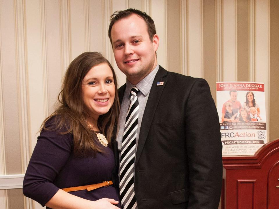 Anna Duggar and Josh Duggar at 2015 CPAC conference Getty Images 