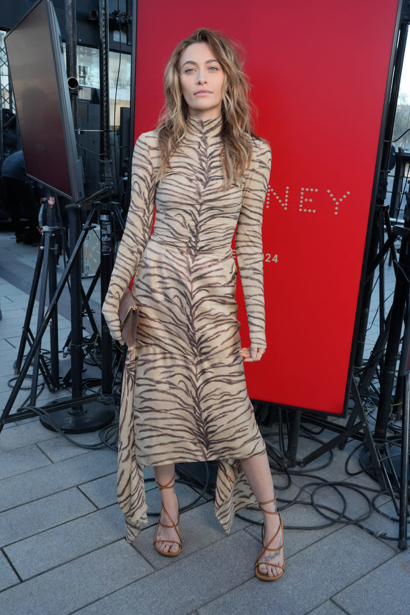 Paris Michael Katherine Jackson at Stella McCartney Fall 2024 Ready-to-Wear Show as part of Paris Ready to Wear Fashion Week held at Parc André Citroën on March 4, 2024 in Paris, France.