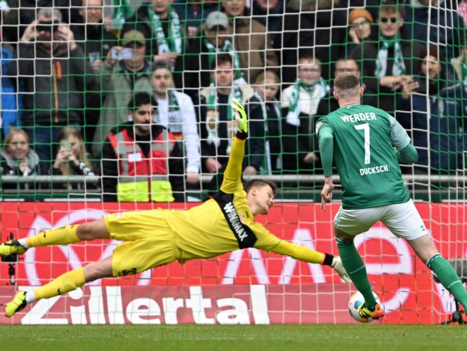 Marvin Ducksch traf vom Punkt zum 1:0 (IMAGO/nordphoto GmbH / Kokenge)