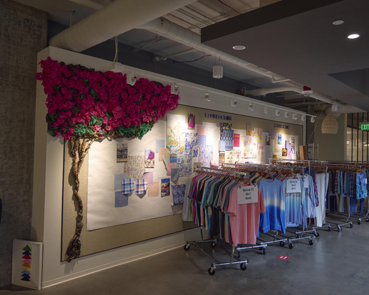 Merchandise on display at Tommy Bahama’s Seattle headquarters. - Credit: Meron Menghistab/WWD