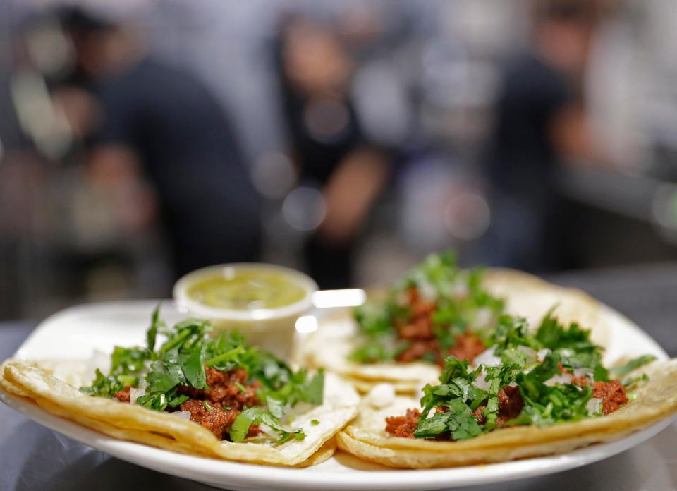 Chorizo tacos at the family owned Patty and Pablo's: A Family Restaurant on Monday, April 22, 2024 at 145 E 2nd Street in Kaukauna Wis.
Wm. Glasheen USA TODAY NETWORK-Wisconsin