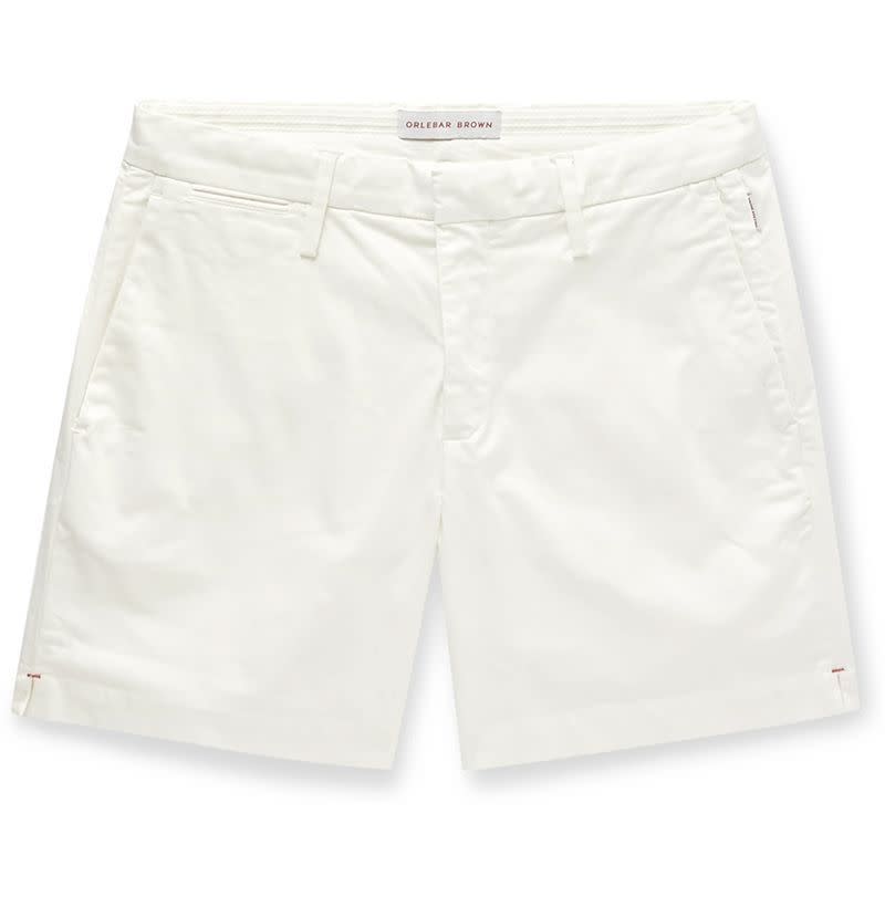 Beacher Garment-Washed Shorts