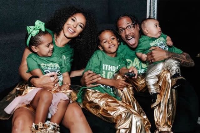 Amber Rain Photography Nick Cannon and Brittany Bell with their three kids