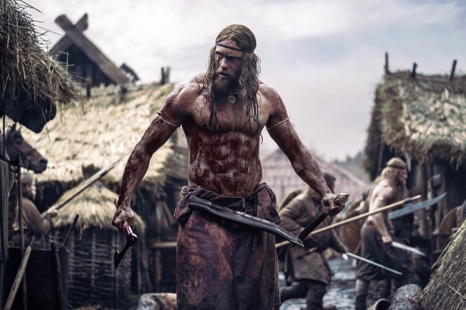 Alexander Skarsgard plays a Conan-like Viking warrior in The Northman. (Photo: Focus Features/Courtesy Everett Collection)