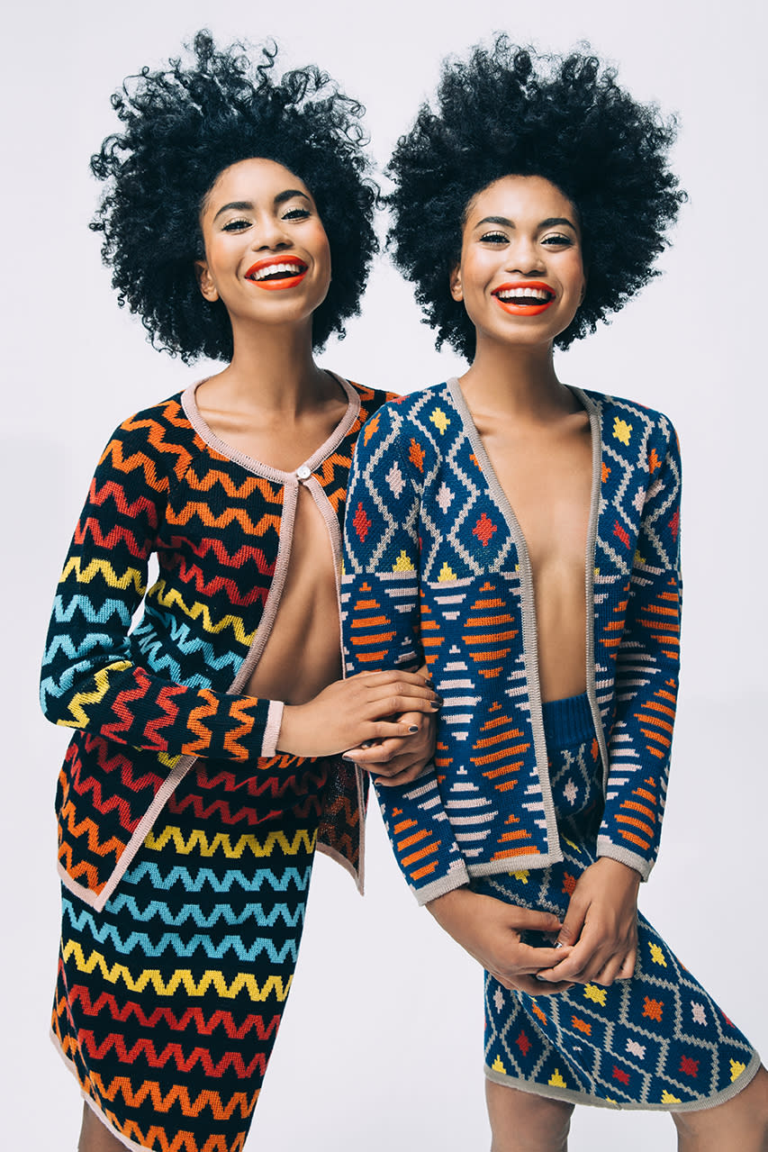 Looks from Maxhosa Africa, designed by Laduma Ngxokolo.