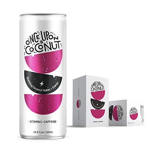 14) Sparkling Coconut Water + Caffeine